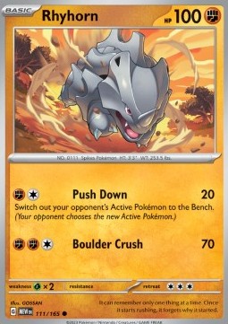 Rhyhorn - 151 #111/165