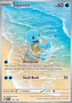 Squirtle - 151 #170/165