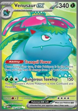Venusaur ex - 151 #182/165