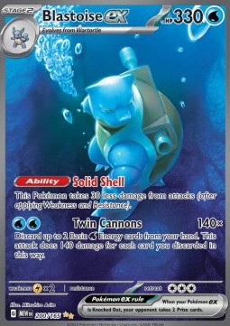 Blastoise ex - 151 #200/165