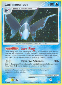 Lumineon Lv.34 Mysterious Treasures #11/123
