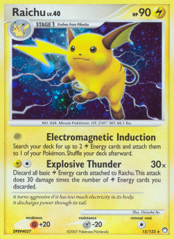 Raichu Lv.40 Mysterious Treasures #15/123