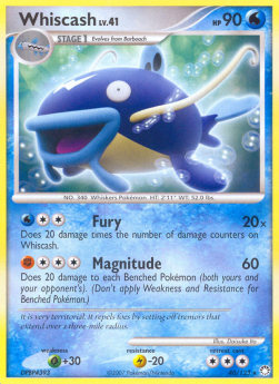 Whiscash Lv.41 Mysterious Treasures #40/123