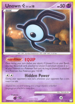 Unown Lv.18 Mysterious Treasures #65/123