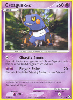 Croagunk Lv.17 Mysterious Treasures #78/123