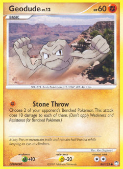 Geodude Lv.12 Mysterious Treasures #84/123