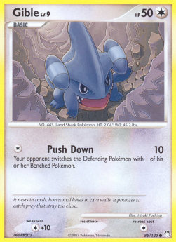 Gible Lv.9 Mysterious Treasures #85/123