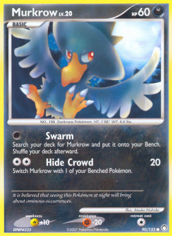Murkrow Lv.20 Mysterious Treasures #90/123