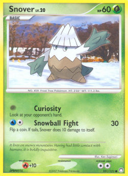 Snover Lv.20 Mysterious Treasures #101/123