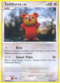 Teddiursa Lv.20 Mysterious Treasures #105/123