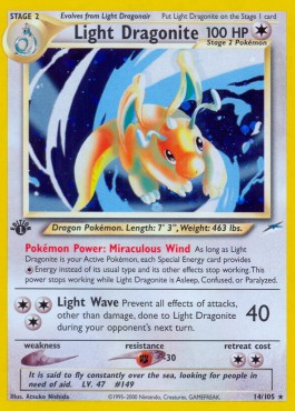 Light Dragonite Neo Destiny #14/105