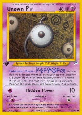 Unown - Neo Destiny #58/105