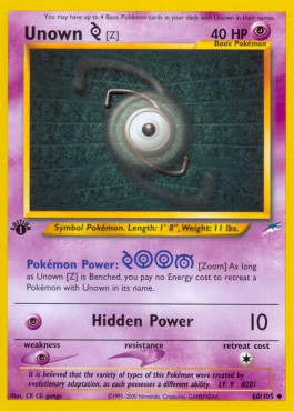 Unown - Neo Destiny #60/105