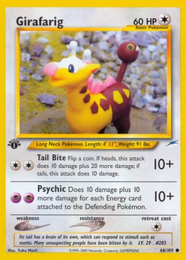 Girafarig - Neo Destiny #66/105