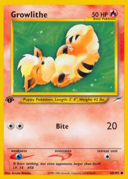 Growlithe - Neo Destiny #68/105