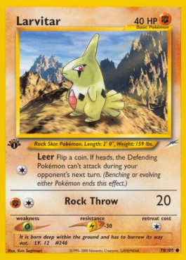 Larvitar - Neo Destiny #70/105