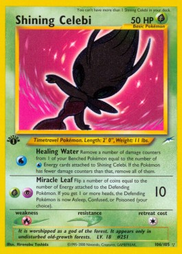 Shining Celebi Neo Destiny #106/105