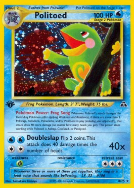 Politoed - Neo Discovery #8/75