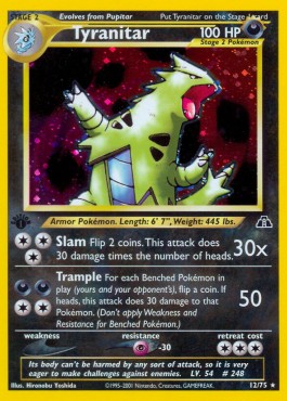 Tyranitar - Neo Discovery #12/75