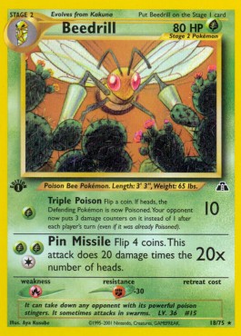 Beedrill - Neo Discovery #18/75