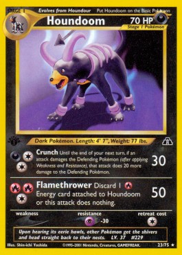 Houndoom - Neo Discovery #23/75