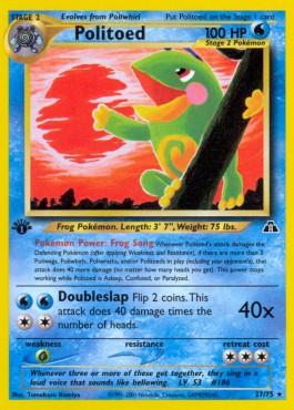 Politoed - Neo Discovery #27/75