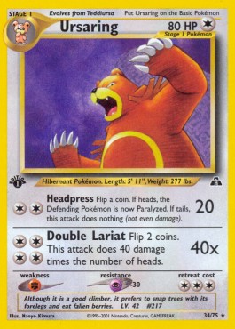 Ursaring - Neo Discovery #34/75
