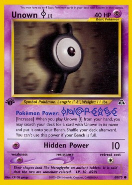 Unown - Neo Discovery #68/75