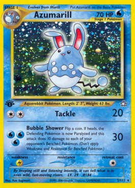 Azumarill - Neo Genesis #2/111