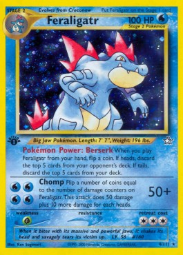 Feraligatr - Neo Genesis #4/111