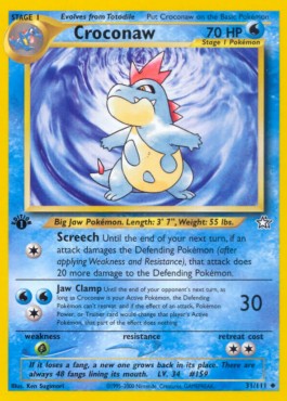 Croconaw - Neo Genesis #31/111