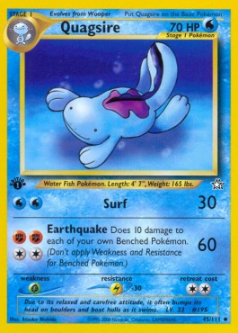 Quagsire - Neo Genesis #45/111