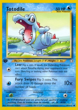 Totodile - Neo Genesis #81/111