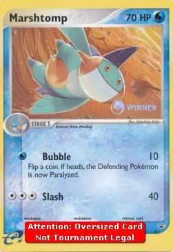 Marshtomp Nintendo Black Star Promos #