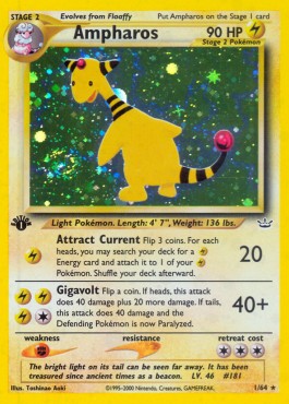 Ampharos - Neo Revelation #1/64