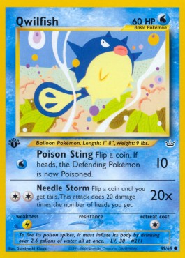 Qwilfish - Neo Revelation #49/64