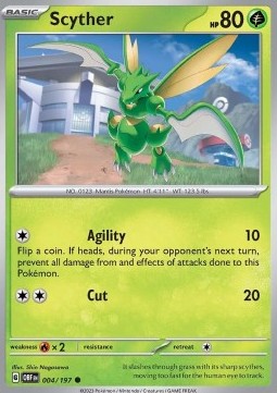 Scyther - Obsidian Flames #004/197
