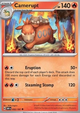 Camerupt - Obsidian Flames #032/197
