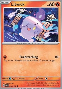 Litwick - Obsidian Flames #036/197