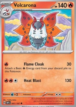 Volcarona - Obsidian Flames #041/197