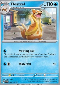 Floatzel - Obsidian Flames #049/197