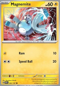 Magnemite - Obsidian Flames #063/197
