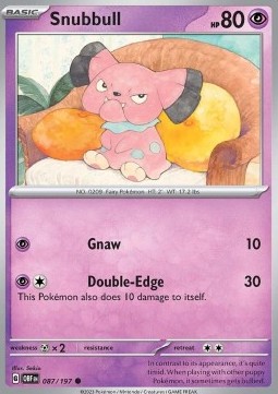 Snubbull - Obsidian Flames #087/197