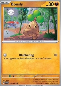 Bonsly - Obsidian Flames #110/197