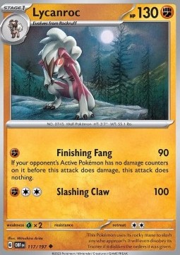 Lycanroc - Obsidian Flames #117/197