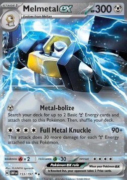 Melmetal ex - Obsidian Flames #153/197