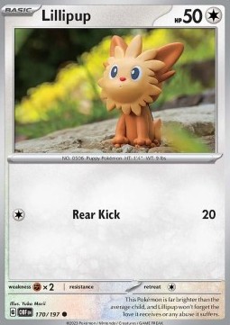 Lillipup - Obsidian Flames #170/197