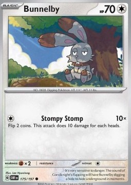 Bunnelby - Obsidian Flames #175/197