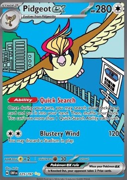 Pidgeot ex - Obsidian Flames #225/197