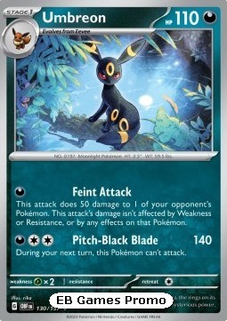 Umbreon Obsidian Flames #130/197